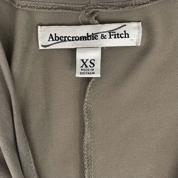 Abercrombie & Fitch Long Sleeve Wrap Blouse Top - Picture 9 of 10